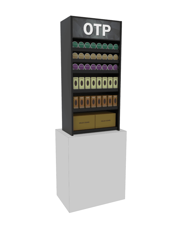 2 ft Low Profile Wood OTP Merchandiser - Image 2