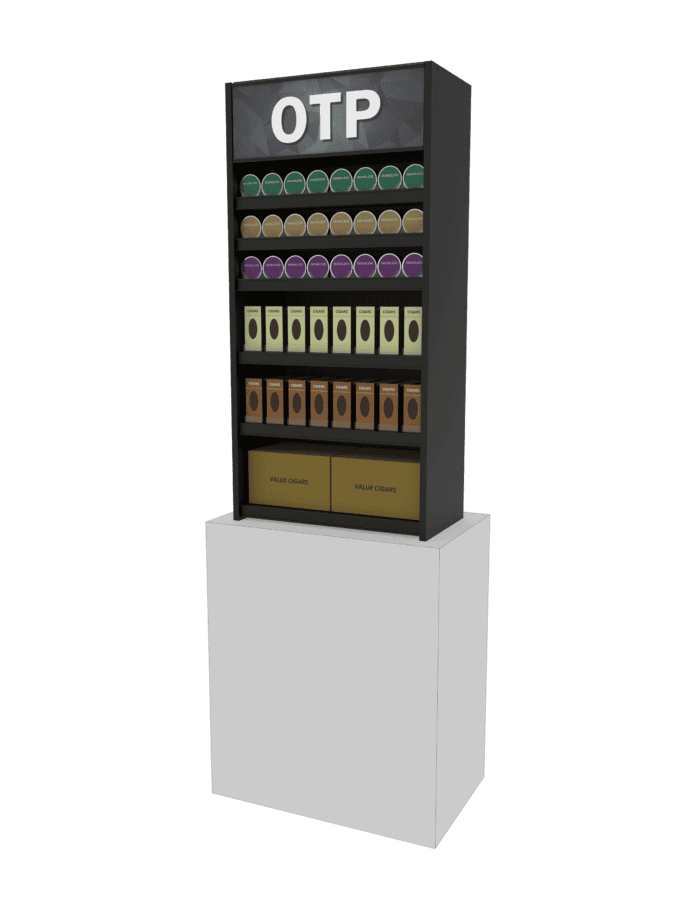 2 ft Low Profile Wood OTP Merchandiser - Image 3